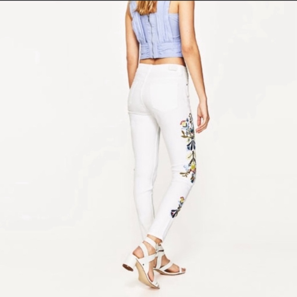 Zara Embroidered Pants